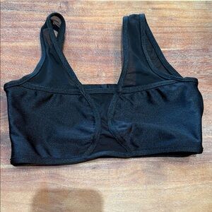 Tiger Friday black sports bra size AXS